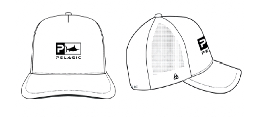 Pelagic WHT Flexifit Hat