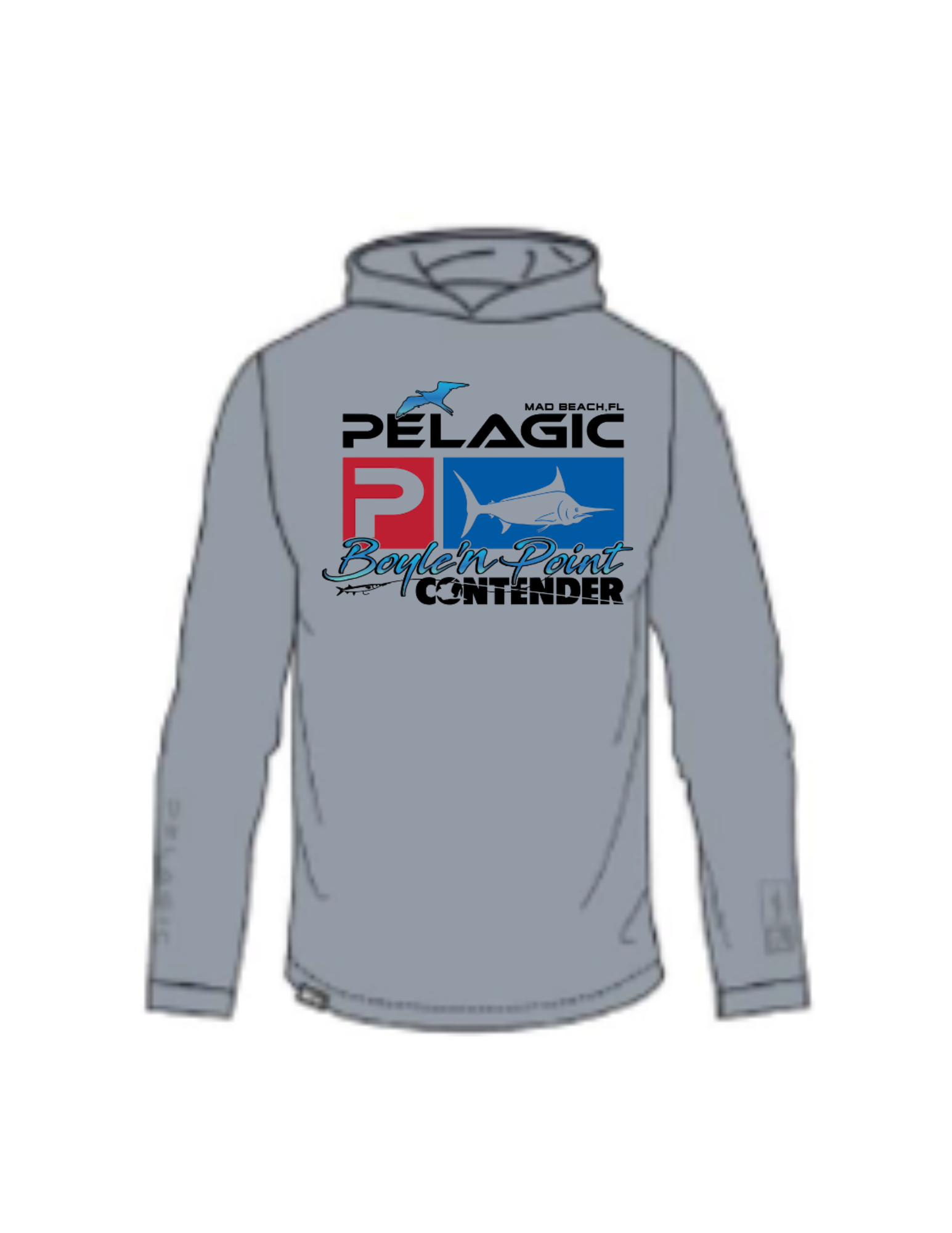 Pelagic Aquatek Hooded - grey